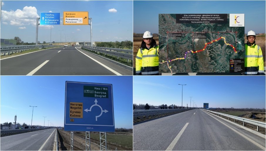 НОВА АРТЕРИЈА ИСТОЧНЕ СРБИЈЕ: Ускоро крај радова на Дунавској магистрали, од Београда до Голупца за мање од сат и по времена