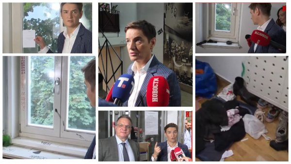 ОВО ЈЕ ПРАВО ЛИЦЕ БЛОКАДЕРА Брнабић обишла СКЦ: Добро је да људи виде како би изгледала будућност Србије са њима (ВИДЕО)