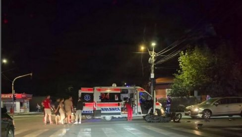 MOTOCIKLISTA POVREĐEN U SAOBRAĆAJNOJ NEZGODI U SMEDEREVU: „ Pasatom“ oborio motociklistu na Carini