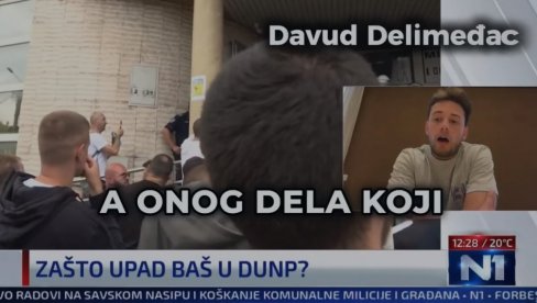 SRAMNO: Vođa blokadera Davud Delimeđac pravda psovanje srpske majke i Isusa (VIDEO)