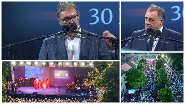 НЕЋЕМО ДА БУДЕМО СЛУГЕ И ПОДАНИЦИ Вучић одржао снажан говор у Сремским Карловцима на обележавању 30 година од Олује НЕЋЕМО ДА БУДЕМО СЛУГЕ И ПОДАНИЦИ Вучић одржао снажан говор у Сремским Карловцима на обележавању 30 година од Олује