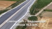 KAO AVIONSKA PISTA: Pogledajte kako izgleda brza saobraćajnica Slepčević - Badovinci (VIDEO)