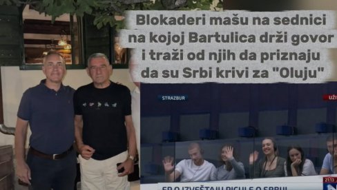 МАШИТЕ МУ И ДАЉЕ: Симпатизер српских блокадера позира са човеком који је убијао и протеривао Србе! (ВИДЕО)