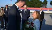 ВУЧИЋ УГОСТИО ЂОРЂУ МЕЛОНИ: Премијерка Италије стигла у Србију ВУЧИЋ УГОСТИО ЂОРЂУ МЕЛОНИ: Премијерка Италије стигла у Србију