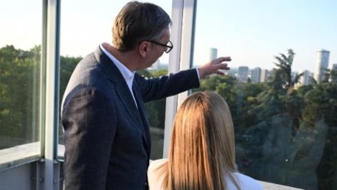 VUČIĆ SA MELONI: Zahvalio sam premijerki na principijelnoj podršci Italije