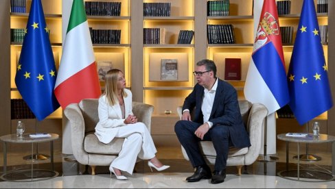 VUČIĆ OTKRIO DETALJE SASTANKA SA MELONI: Došla je jedna od najmoćnijih žena sveta, imali smo odličan razgovor