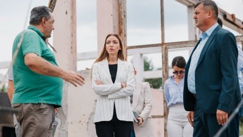 Ministarka Mesarović obišla privrednike u Kuršumliji Ministarka Mesarović obišla privrednike u Kuršumliji