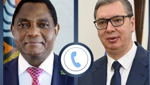 VIZRAZILI SMO SPREMNOST ZA UNAPREĐENJE TRGOVINSKE RAZMENE Vučić: Zhvalio sam Zambiji na principijelnom stavu po pitanju nepriznavanja Kosova