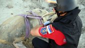 БЕЗБЕДНО УКЛОЊЕНА АВИО-БОМБА СА БЕОГРАДА НА ВОДИ: Огласио се Дачић, овако је изгледала акција (ФОТО)