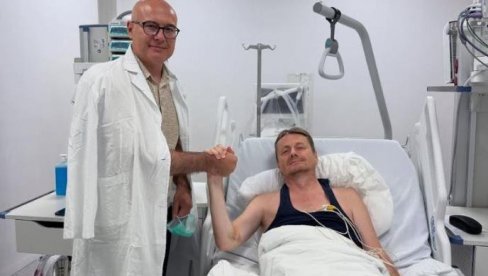 USKORO NASTAVLJAMO Miloš Vučević posetio ministra Glišića u bolnici (FOTO) USKORO NASTAVLJAMO Miloš Vučević posetio ministra Glišića u bolnici (FOTO)