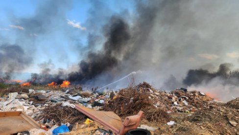 POŽAR NA DEPONIJI ŠUTA: Vatra lokalizovana