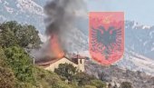IZGORELA PRAVOSLAVNA CRKVA U ALBANIJI: Ekslodirale i 2 bombe, hram potpuno uništen (VIDEO)
