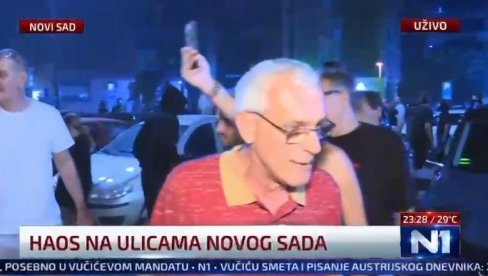 LAŽNA ŽRTVA MILOMIR JAĆIMOVIĆ POKAZAO PRAVO LICE: Došao sam da bijem članove SNS! (VIDEO)