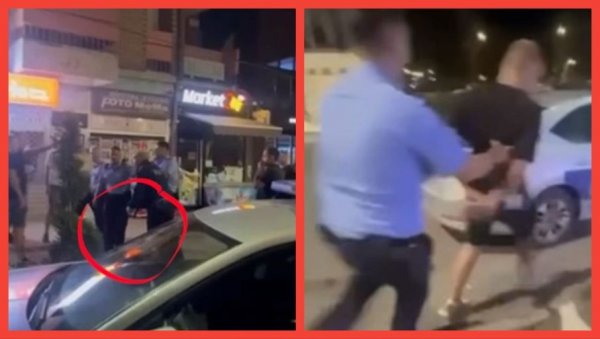 КУРТИЈЕВА ПОЛИЦИЈА ПОТЕЖЕ ПИШТОЉЕ НА СРПСКЕ МЛАДИЋЕ! Ухапсили још једног у Северној Митровици - Лов на Србе се наставља (ФОТО)