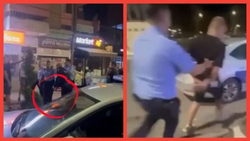 КУРТИЈЕВ ИНСПЕКТОР ПОТЕГАО ПИШТОЉ НА СРПСКЕ МЛАДИЋЕ! Ухапсили још једног у Северној Митровици - Лов на Србе се наставља КУРТИЈЕВ ИНСПЕКТОР ПОТЕГАО ПИШТОЉ НА СРПСКЕ МЛАДИЋЕ! Ухапсили још једног у Северној Митровици - Лов на Србе се наставља