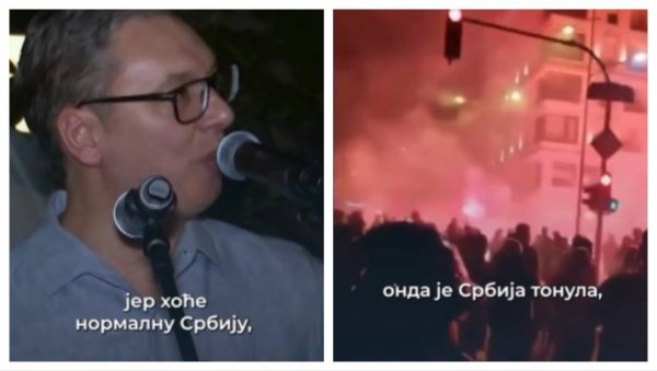 ВУЧИЋЕВА МОЋНА ПОРУКА БЛОКАДЕРИМА: Сваки разбијен прозор су хиљаде нових људи који долазе баш на то место, јер хоће нормалну Србију (ВИДЕО)