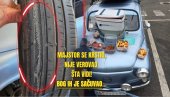 ГУМЕ СЕ РАСПАЛЕ: Бог их сачувао - наш свештеник фићом отишао на море у Италију (ФОТО)