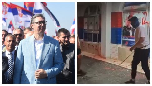 SLIKA DVE SRBIJE: Jedna koja želi da ide napred i jedne kojoj su jezik motka i sekira