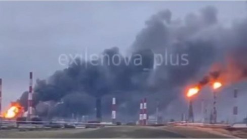 VELIKI NAPAD NA RUSKU LUKU: Raznet brod sa iranskom opremom, pogođena i rafinerija nafte u Sizranju (VIDEO)