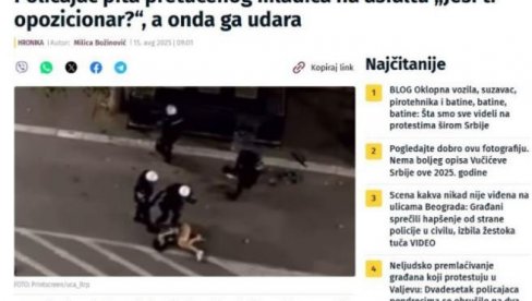 ŠOLAKOVI MEDIJI MANIPULIŠU: Lažna vest iz 2020. i dalje stoji na portalu