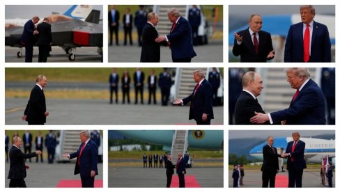 PUTIN I TRAMP SE RUKOVALI NA PISTI: Sreli se na pola puta (FOTO)