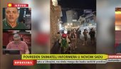 NAPADNUTA EKIPA INFORMERA U NOVOM SADU: Na njih bacili topovski udar, snimatelj teško povređen
