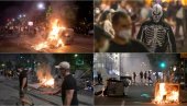 ПОГЛЕДАЈТЕ СИНОЋНЕ ЈЕЗИВЕ ПРИЗОРЕ СА УЛИЦА: Блокадери силеџије наоружани до зуба дошли да запале Београд и изазову грађански рат