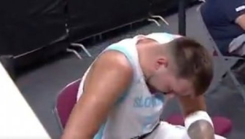 KATASTROFA ZA SLOVENIJU: Povredio se Luka Dončić, šepajući napustio teren (VIDEO)