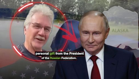 PUTIN ODUŠEVIO MUŠKARCA S ALJASKE: Poseban i skup dar za Amerikanca - evo šta mu je poklonio ruski predsednik (VIDEO) PUTIN ODUŠEVIO MUŠKARCA S ALJASKE: Poseban i skup dar za Amerikanca - evo šta mu je poklonio ruski predsednik (VIDEO)