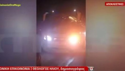 ГРЦИ ОБЈАВИЛИ СНИМАК КАМЕНОВАНОГ СРПСКОГ АУТОБУСА: Поломљена стакла - Повређено троје људи (ВИДЕО)