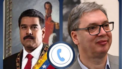 VUČIĆ SA MADUROM: Dobar i sadržajan razgovor sa velikim prijateljem Srbije VUČIĆ SA MADUROM: Dobar i sadržajan razgovor sa velikim prijateljem Srbije