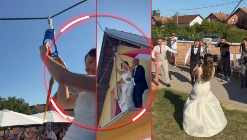 LETEĆA MLADA! Neviđeno dosad - spust sa balkona među goste u Hrvatskoj (FOTO)