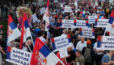 GRAĐANI PROTIV BLOKADA: Narod traži mir i normalan život GRAĐANI PROTIV BLOKADA: Narod traži mir i normalan život