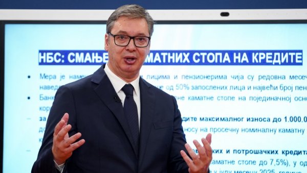 ПАДАЈУ РАТЕ ЗА СТАМБЕНЕ КРЕДИТЕ Вучић: Добијамо најнижу кредитну стопу у историји Србије ПАДАЈУ РАТЕ ЗА СТАМБЕНЕ КРЕДИТЕ Вучић: Добијамо најнижу кредитну стопу у историји Србије