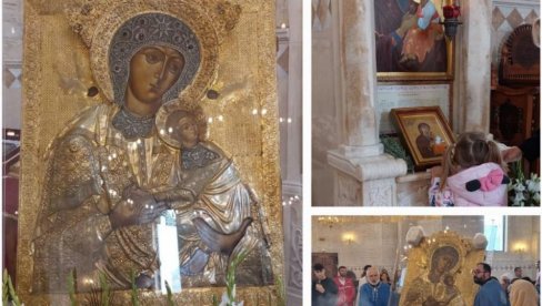 STIGLA VELIKA SVETINJA: Svečano dočekana ikona Presvete Bogorodice Stradalne u Hramu Svetog Simeona Mirotočivog na Novom Beogradu STIGLA VELIKA SVETINJA: Svečano dočekana ikona Presvete Bogorodice Stradalne u Hramu Svetog Simeona Mirotočivog na Novom Beogradu