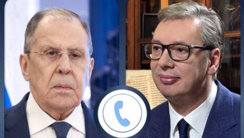 VUČIĆ SA LAVROVOM O RAZNIM TEMAMA: Dug i srdačan razgovor, razmotrili smo situaciju u regionu i bilateralne odnose