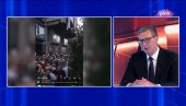 СТВАРИ СЕ СМИРУЈУ У СРБИЈИ: Вучић: Вечерас свуда имају мањи број људи, биће све у реду у Новом Саду СТВАРИ СЕ СМИРУЈУ У СРБИЈИ: Вучић: Вечерас свуда имају мањи број људи, биће све у реду у Новом Саду
