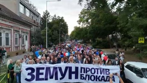 НЕПРЕГЛЕДНА КОЛОНА У ЗЕМУНУ: Пристојна Србија подигла глас против насиља (ВИДЕО)