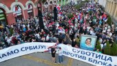 MORE LJUDI U SUBOTICI: Narod ne želi blokade, želi mir i stabilnost MORE LJUDI U SUBOTICI: Narod ne želi blokade, želi mir i stabilnost
