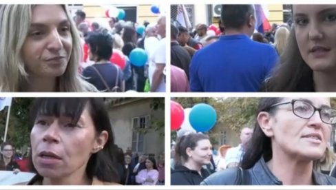 DOŠLI SMO DA PODRŽIMO MIR I STABILNOST: Jasna poruka građana Rume
