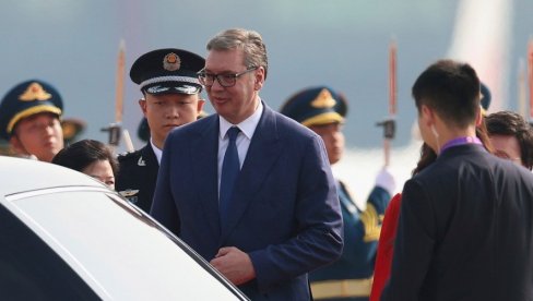 PREDSEDNIK SRBIJE STIGAO U KINU: Vučić će se sastati sa Si Đinpingom i Putinom