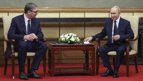 BEOGRAD JE DOBAR PRIJATELJ I PARTNER MOSKVE Kremlj o sastanku Putina i Vučića: Uvek dobri dogovori