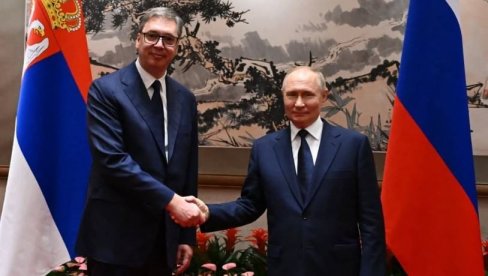ВУЧИЋ СЕ ОГЛАСИО НА ИНСТАГРАМУ НАКОН САСТАНКА СА ПУТИНОМ: За Србију је од великог значаја сарадња са Русијом на високом нивоу ВУЧИЋ СЕ ОГЛАСИО НА ИНСТАГРАМУ НАКОН САСТАНКА СА ПУТИНОМ: За Србију је од великог значаја сарадња са Русијом на високом нивоу