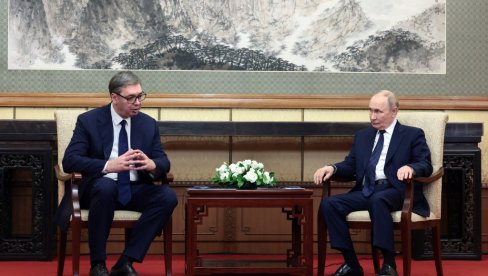 VUČIĆ O PUTINOVOJ IZJAVI DA U SRBIJI PROVODE OBOJENU REVOLUCIJU: Rekao je ono što znamo i hvala mu na proceni VUČIĆ O PUTINOVOJ IZJAVI DA U SRBIJI PROVODE OBOJENU REVOLUCIJU: Rekao je ono što znamo i hvala mu na proceni