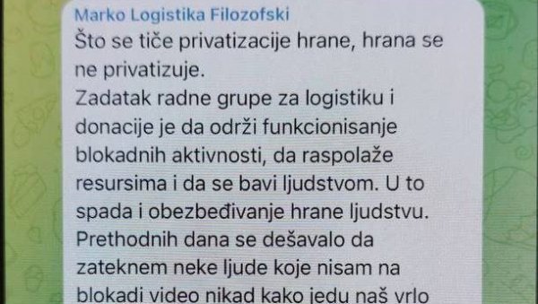 ГДЕ ЈЕ НЕСТАО КЕТЕРИНГ? Када се не кољу око фотеља и функција, блокадери терористи се бију око хране и алкохола ГДЕ ЈЕ НЕСТАО КЕТЕРИНГ? Када се не кољу око фотеља и функција, блокадери терористи се бију око хране и алкохола