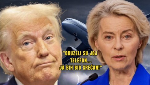 TRAMP SE PODSMEVA URSULINOJ DRAMI NA LETU I NAPADU RUSIJE: Oduzeli su joj telefon, ja bih bio srećan da mi se to desilo