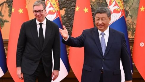 СРБИЈА И КИНА СУ ЧЕЛИЧНИ ПРИЈАТЕЉИ Вучић се огласио након сусрета са Си Ђинпингом (ФОТО) СРБИЈА И КИНА СУ ЧЕЛИЧНИ ПРИЈАТЕЉИ Вучић се огласио након сусрета са Си Ђинпингом (ФОТО)