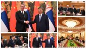 СРБИЈА  И КИНА ЧЕЛИЧНИ ПРИЈАТЕЉИ: Вучић на састанку са Сијем - Позив кинеским компанијама за улагања (ФОТО)