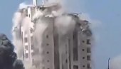 STANOVNICIMA NAREĐENA EVAKUACIJA: Izrael srušio jedan od poslednjih nebodera u Gazi - teraju nas prema Egiptu (FOTO, VIDEO)