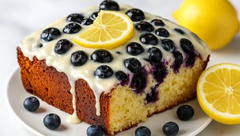 KOLAČ OD LIMUNA I BOROVNICA: Recept za osvežavajuću poslasticu KOLAČ OD LIMUNA I BOROVNICA: Recept za osvežavajuću poslasticu